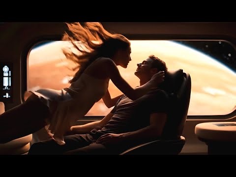 Love In Space - Orbiting Souls sharing Tender Moments in Zero-G