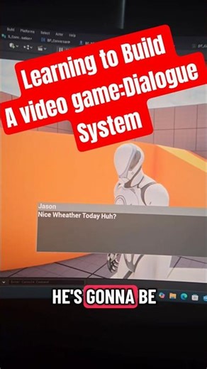 Learning to build a game:Dialogue Tree . #gaming #videogames #playstation #xbox #unrealengine