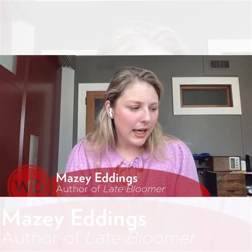 1.2K views | Don't mind us, just obsessing over Mazey Eddings' advice for other writers. 凉 Listen to the full interview on the "Writer's Digest Presents" podcast wherever you stream podcasts, or follow the link for more: https://www.writersdigest.com/resources/i-published-5-books-in-2-years-catching-up-with-mazey-eddings | Writer's Digest | Facebook