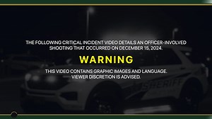 This video shows the deputy-involved shooting incident that occurred on Sunday, December 15 at the Popeye's Restaurant near Kings Highway and Sandhill Blvd. The man who was shot had just murdered Sgt. Elio Diaz and fled to this location. We want to caution you that this video includes violence and vulgar language, but we wanted to share it with our community to show you exactly what happened and why the deputies took the actions they did. | Charlotte County Sheriff's Office