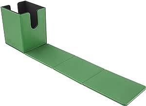 Ultra Pro - Vivid Alcove Flip Card Deck Box (Green) - Stores & Protects Up To 100 Standard Size Collectible Cards, Baseball, Gaming, Sports or Any Standard Size Cards In Collections