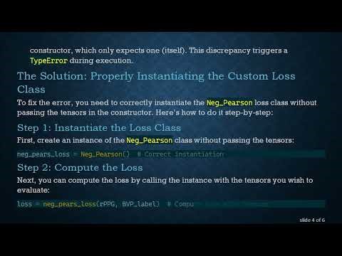 Understanding and Fixing the Pytorch TypeError When Computing Loss Between Tensors