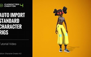 CC4教程_自动导入标准角色装配