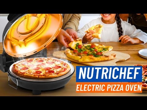NutriChef Electric Pizza Oven | Best 12 Inch Countertop Pizza Maker