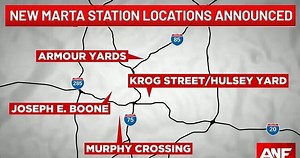 Locations revealed for new Atlanta MARTA stations