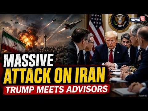 LIVE: Trump Meets With Top Advisers Amid Massive War Escalation in Iran | Nuke War Soon? N18G