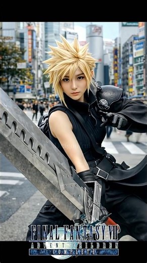 Cloud Strife in Real Life - Final Fantasy 7 Advent Children Live Action Cosplay