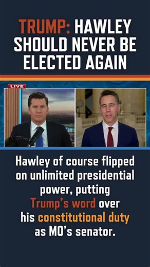How many times has Senator Josh Hawley said one thing, then done the opposite? | Progress Missouri