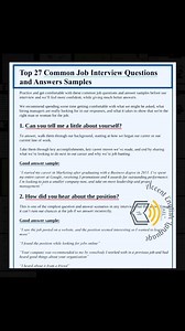 27K views · 430 reactions | Top 27 Common Job Interview Questions and Answers Samples. #ael #akhlaque #english #learn #language #interview #questions #answers #IELTS #ael2024 | Accent English Language "AEL" | Facebook