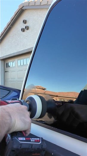 Glass Polished to Perfection in 60 Sec! 🚗💎 M12 Buffer + THIS Polish = 🔥