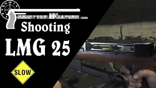 【被遗忘的武器/双语】慢镜头下的瑞士LMG-25肘节闭锁机枪
