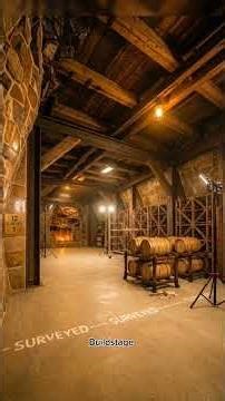Underground Wine Cellar Carved From Stone 🍷🏗️ #shorts