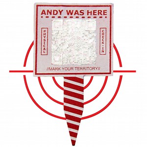 Pee to Check-In to Foursquare - Mark Your Territory