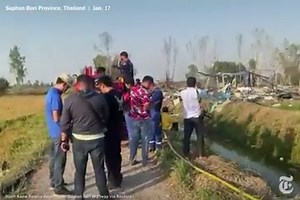 Fireworks Factory Explosion in Thailand Kills at Least 20 (Published 2024)