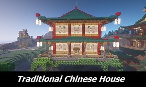 Made an Easy Chinese Pagoda Temple Minecraft Map