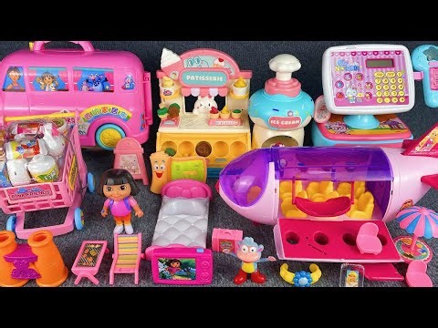 17 Minutes Satisfying with Unboxing Pink Airplane Play Set Review Toys | ASMR \r\r
