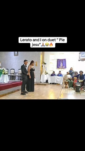 Soprano Baritone Duet of 'Pie Jesu' Performance