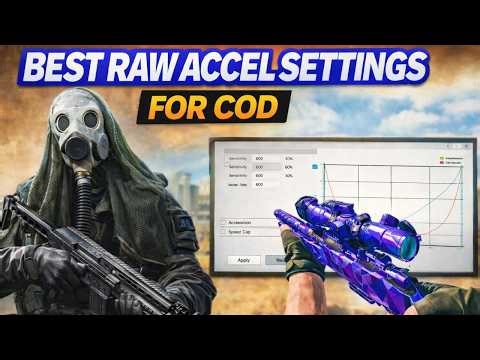 BEST RAW ACCEL SETTINGS for COD (EASY) 2026