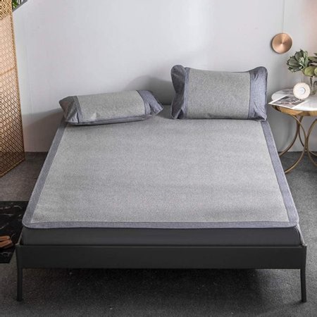 Bamboo bed mat Summer sleeping Mat rattan mat ice silk mat three-piece summer air-conditioned room sleeping mat foldable, student dormitory single sleeping mat double sleeping mat straw mat rattan mat - Walmart.ca