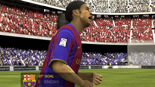 fifa08（XBOX360）小罗简单练习