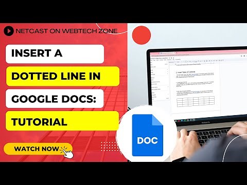 How to Insert a Dotted Line in Google Docs: Tutorial