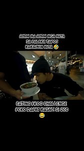 Ginusto mo yan J panindigan mo HAHAHAHA Eating frog challenge 😂 | Ong Mxae