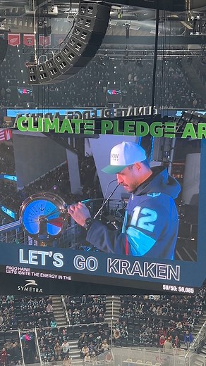 Our Director of Youth & Community Programming, Pago Haini, brought the energy while leading The Surge at the Seattle Kraken 🌊 (via Circling Seattle Sports) | Seattle Seawolves
