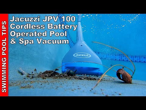 Jacuzzi JPV 100 Cordless Battery Operated Pool and Spa Vacuum