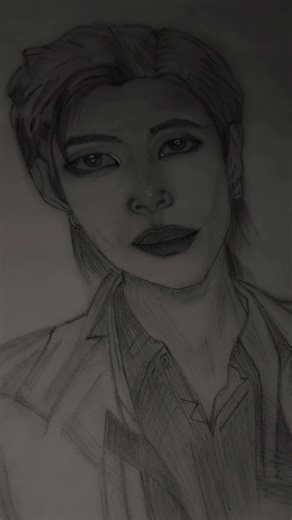 drawing rm💜 don't hate army#shorts #drawing #rm #namjoon #bts #army #sketch #rapmonster#explorepage