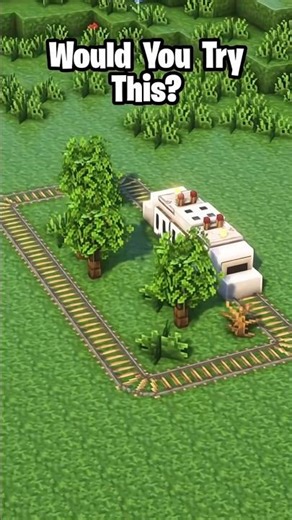 🚂 How To Build A Train In Minecraft! 😱 #Shorts#minecraft #trendingshorts #minecraftshorts #tutorial