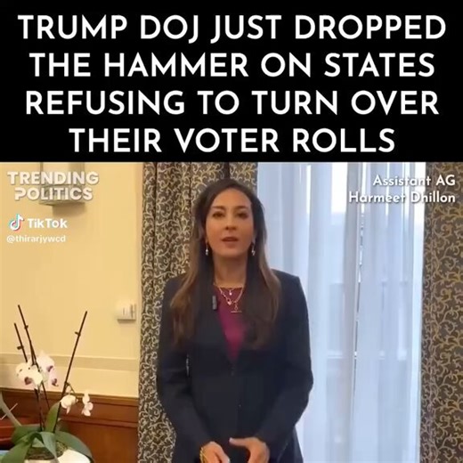 𝐓𝐡𝐞 𝐕𝐀𝐔𝐋𝐓 𝐒𝐓𝐀𝐘𝐒 𝐋𝐎𝐂𝐊𝐄𝐃: Obama Judge Slaps Down Federal Push for State Voter Data 🔑Another day, another judicial roadblock for the executive branch. This time, Judge Leo Sorokin —an Obama appointee, officially 𝙙𝙞𝙨𝙢𝙞𝙨𝙨𝙚𝙙 the DOJ’s attempt to force Massachusetts to hand over its full, unredacted statewide voter registration rolls.𝙒𝙝𝙮 𝘿𝙤𝙚𝙨 𝙩𝙝𝙚 𝙀𝙭𝙚𝙘𝙪𝙩𝙞𝙫𝙚 𝙆𝙚𝙚𝙥 𝙇𝙤𝙨𝙞𝙣𝙜? It feels like a pattern because it is one.While it's easy to point at the jud