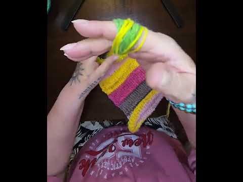 Anfänger Tutorial Fingerlose Handschuhe Rundstrickmaschine Addi 46