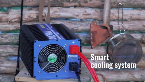 Pure Sine Wave Power Inverter 3000W 12V DC to 110 120V AC with 4 AC Outlets Dual USB Ports Type-C Port AC Terminal Blocks Wireless Remote Control LCD Display for Emergency RV Car [2 years warranty]