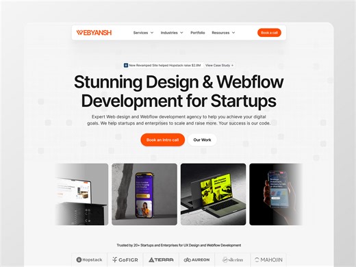 Webyansh - UX design & Webflow development agency | Case Study