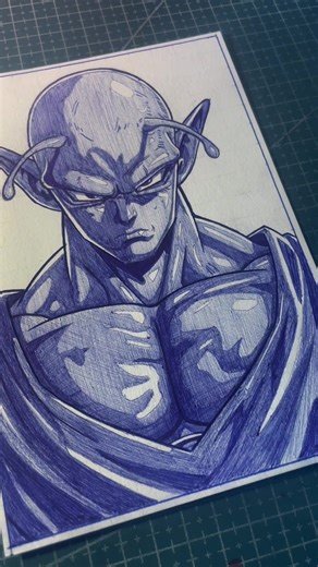 Drawing Piccolo from Dragon Ball #piccolo #dragonball #drawing #art