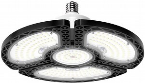 LED Garage Lights, 80W Deformable LED Garage Ceiling Lights 18000 Lumens Led Shop Lights for Garage, Garage Lights with 3 Adjustable Panels