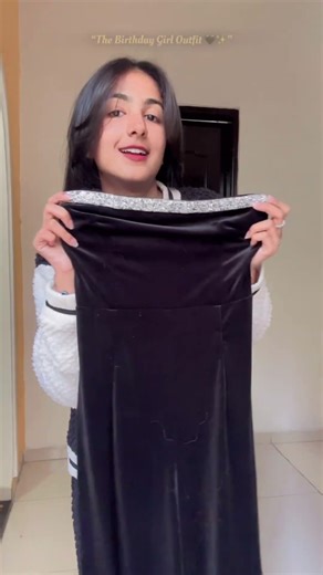 Birthday girl, but make it classy & extra 🖤✨| #trending #birthday #grwm #ootd #shortsfeed