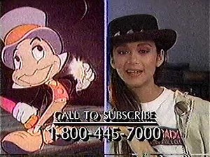 1989 Nia Peeples This Week on the Disney Channel ads