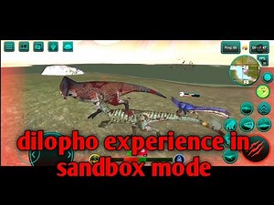 🐍Dilophosaurus experience in sandbox mode🐍[The cursed isle].Apex gamer.