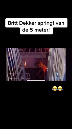 britt dekker in sterren springen!😭🤌🏻 #fyp #fy #fypシ #foryoupage #brittdekker #britt #dekker #sterrenspringen