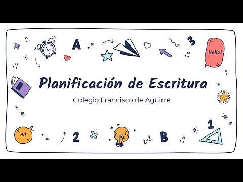 PLANIFICACIÓN DE ESCRITURA