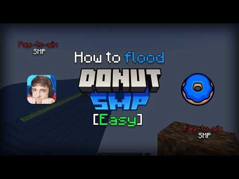 [EASY] How to make flood machine on Donut SMP Minecraft