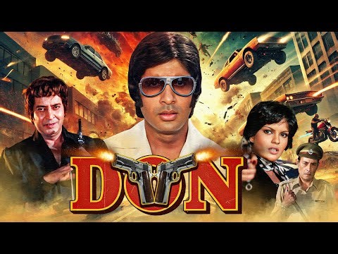 Amitabh Bachchan DON (1978) Blockbuster Hindi Movie (4K) | Zeenat Aman, Pran | 70s Action Thriller