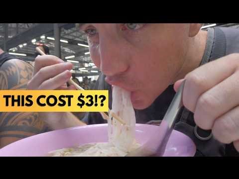$3 Street Food Breakfast in Bangkok 🇹🇭