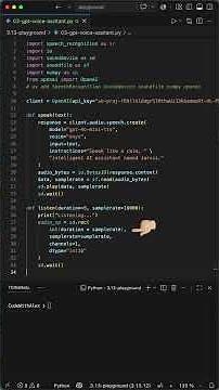 Jarvis Voice Assistant in Python using ChatGPT API