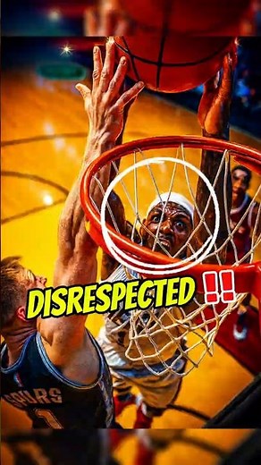 LEBRON BLOCKED 😱 A rookie erased a guaranteed dunk #shorts