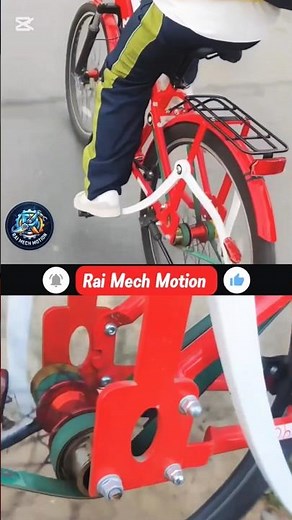 Chainless Bicycle Drive System Explained | Genius Lever Mechanism Innovation 🚴‍♂️⚙️ #smartmotion
