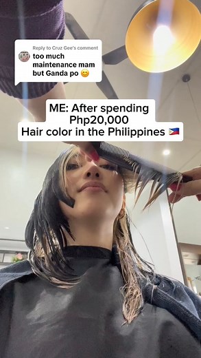 1.7M views · 4.3K reactions | ME AFTER GETTING PHP 20k WORTH HAIR...
