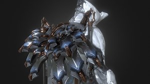 Warframe Tennogen [Rau Syandana] - 3D model by blazingcobalt