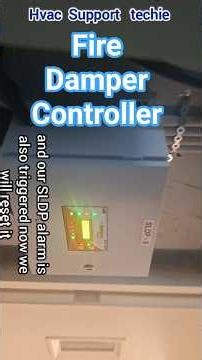 Fire Damper Interlocking Panel kaise connect karre.